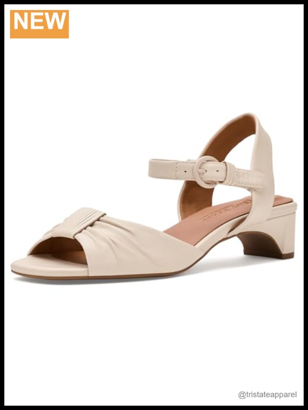Kenneth Cole Gentle Souls Sorae Low Heel Ankle Strap Sandal